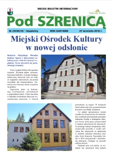 Pod Szrenicą : miejski biuletyn informacyjny, 2018, nr 25 (36) [Dokument elektroniczny]