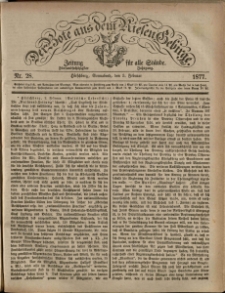 Der Bote aus dem Riesen-Gebirge : Zeitung für alle Stände, R. 65, 1877, nr 28