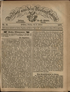 Der Bote aus dem Riesen-Gebirge : Zeitung für alle Stände, R. 65, 1877, nr 35