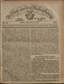 Der Bote aus dem Riesen-Gebirge : Zeitung für alle Stände, R. 65, 1877, nr 36