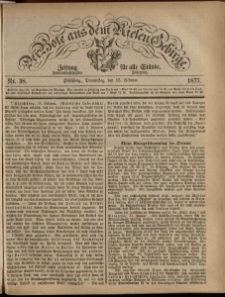 Der Bote aus dem Riesen-Gebirge : Zeitung für alle Stände, R. 65, 1877, nr 38