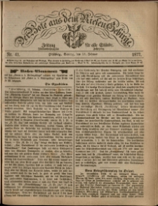 Der Bote aus dem Riesen-Gebirge : Zeitung für alle Stände, R. 65, 1877, nr 41