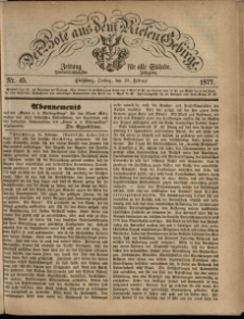 Der Bote aus dem Riesen-Gebirge : Zeitung für alle Stände, R. 65, 1877, nr 45