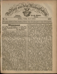 Der Bote aus dem Riesen-Gebirge : Zeitung für alle Stände, R. 65, 1877, nr 48