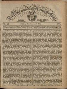 Der Bote aus dem Riesen-Gebirge : Zeitung f&uuml;r alle St&auml;nde, R. 65, 1877, nr 52