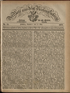 Der Bote aus dem Riesen-Gebirge : Zeitung für alle Stände, R. 65, 1877, nr 58