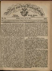Der Bote aus dem Riesen-Gebirge : Zeitung f&uuml;r alle St&auml;nde, R. 65, 1877, nr 63