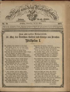 Der Bote aus dem Riesen-Gebirge : Zeitung f&uuml;r alle St&auml;nde, R. 65, 1877, nr 68