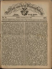 Der Bote aus dem Riesen-Gebirge : Zeitung für alle Stände, R. 65, 1877, nr 78