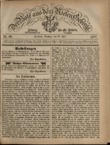 Der Bote aus dem Riesen-Gebirge : Zeitung f&uuml;r alle St&auml;nde, R. 65, 1877, nr 98