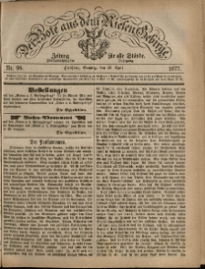 Der Bote aus dem Riesen-Gebirge : Zeitung für alle Stände, R. 65, 1877, nr 98