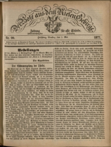 Der Bote aus dem Riesen-Gebirge : Zeitung für alle Stände, R. 65, 1877, nr 99