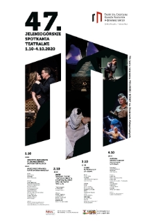 47. Jeleniogórskie Spotkania Teatralne : 1.10-4.10.2020 - plakat [Dokument życia społecznego]