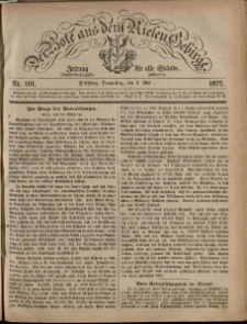 Der Bote aus dem Riesen-Gebirge : Zeitung für alle Stände, R. 65, 1877, nr 101