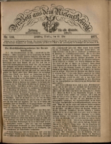 Der Bote aus dem Riesen-Gebirge : Zeitung für alle Stände, R. 65, 1877, nr 110