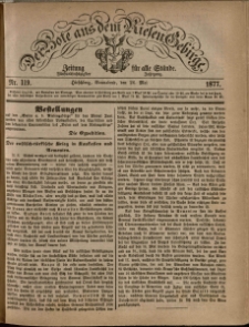 Der Bote aus dem Riesen-Gebirge : Zeitung für alle Stände, R. 65, 1877, nr 119