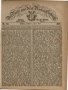 Der Bote aus dem Riesen-Gebirge : Zeitung für alle Stände, R. 65, 1877, nr 129