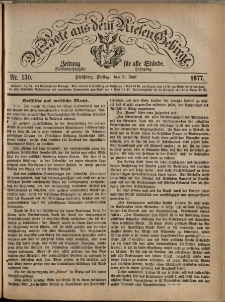 Der Bote aus dem Riesen-Gebirge : Zeitung für alle Stände, R. 65, 1877, nr 130