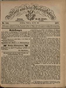 Der Bote aus dem Riesen-Gebirge : Zeitung für alle Stände, R. 65, 1877, nr 144