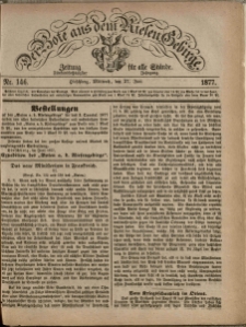 Der Bote aus dem Riesen-Gebirge : Zeitung für alle Stände, R. 65, 1877, nr 146