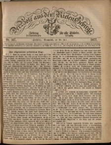 Der Bote aus dem Riesen-Gebirge : Zeitung für alle Stände, R. 65, 1877, nr 167