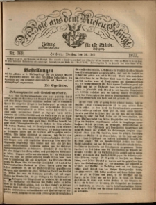 Der Bote aus dem Riesen-Gebirge : Zeitung für alle Stände, R. 65, 1877, nr 169