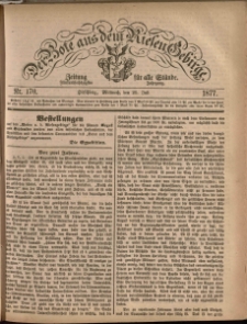 Der Bote aus dem Riesen-Gebirge : Zeitung für alle Stände, R. 65, 1877, nr 170