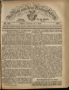 Der Bote aus dem Riesen-Gebirge : Zeitung für alle Stände, R. 65, 1877, nr 183