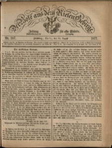 Der Bote aus dem Riesen-Gebirge : Zeitung für alle Stände, R. 65, 1877, nr 187