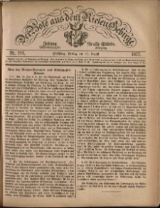 Der Bote aus dem Riesen-Gebirge : Zeitung für alle Stände, R. 65, 1877, nr 190
