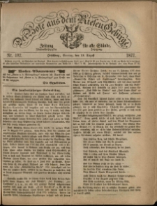 Der Bote aus dem Riesen-Gebirge : Zeitung für alle Stände, R. 65, 1877, nr 192