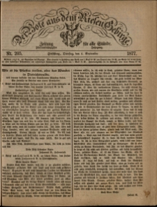Der Bote aus dem Riesen-Gebirge : Zeitung f&uuml;r alle St&auml;nde, R. 65, 1877, nr 205