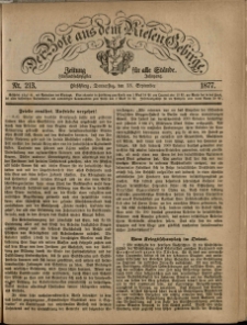 Der Bote aus dem Riesen-Gebirge : Zeitung für alle Stände, R. 65, 1877, nr 213