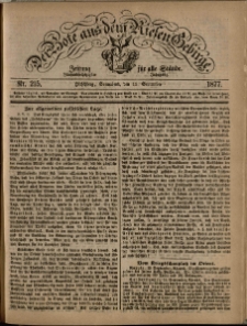 Der Bote aus dem Riesen-Gebirge : Zeitung für alle Stände, R. 65, 1877, nr 215