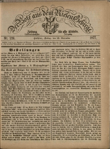 Der Bote aus dem Riesen-Gebirge : Zeitung für alle Stände, R. 65, 1877, nr 226