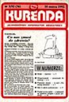 Kurenda : jeleniog&oacute;rski informator oświatowy, 1992, nr 3 (36)