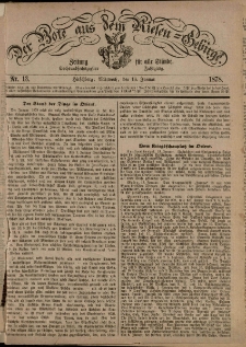 Der Bote aus dem Riesen-Gebirge : Zeitung für alle Stände, R. 66, 1878, nr 13