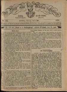 Der Bote aus dem Riesen-Gebirge : Zeitung für alle Stände, R. 66, 1878, nr 133