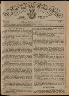 Der Bote aus dem Riesen-Gebirge : Zeitung für alle Stände, R. 66, 1878, nr 139