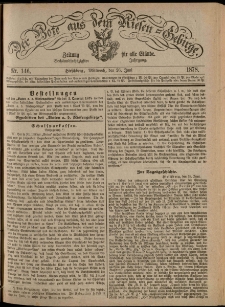 Der Bote aus dem Riesen-Gebirge : Zeitung für alle Stände, R. 66, 1878, nr 146