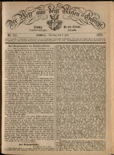 Der Bote aus dem Riesen-Gebirge : Zeitung für alle Stände, R. 66, 1878, nr 157