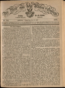 Der Bote aus dem Riesen-Gebirge : Zeitung für alle Stände, R. 66, 1878, nr 159