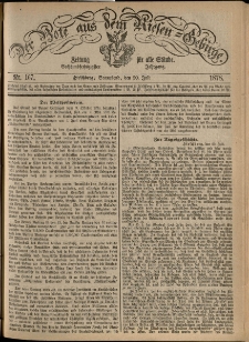 Der Bote aus dem Riesen-Gebirge : Zeitung für alle Stände, R. 66, 1878, nr 167