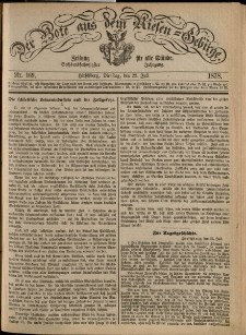 Der Bote aus dem Riesen-Gebirge : Zeitung für alle Stände, R. 66, 1878, nr 169