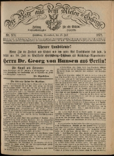 Der Bote aus dem Riesen-Gebirge : Zeitung für alle Stände, R. 66, 1878, nr 173