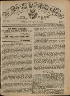 Der Bote aus dem Riesen-Gebirge : Zeitung für alle Stände, R. 66, 1878, nr 198