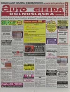 Auto Giełda Dolnośląska : regionalna gazeta ogłoszeniowa, 2009, nr 91 (1928) [7.08]