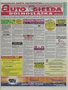 Auto Giełda Dolnośląska : regionalna gazeta ogłoszeniowa, 2009, nr 95 (1932) [17.08]