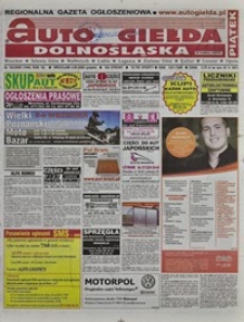 Auto Giełda Dolnośląska : regionalna gazeta ogłoszeniowa, 2009, nr 103 (1940) [4.09]