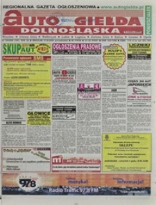 Auto Giełda Dolnośląska : regionalna gazeta ogłoszeniowa, 2009, nr 104 (1941) [7.09]